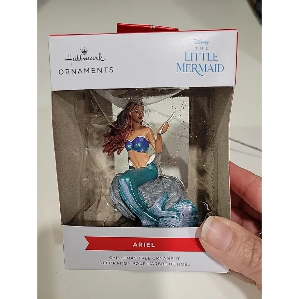 Hallmark 2023 Disney The Little Mermaid Ariel Christmas Tree Ornament Decoration